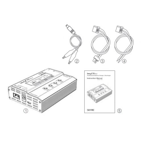 SkyRC iMax B6 Evo Charger 60W 6A 6S LiPo LiHv NiCd NiMh